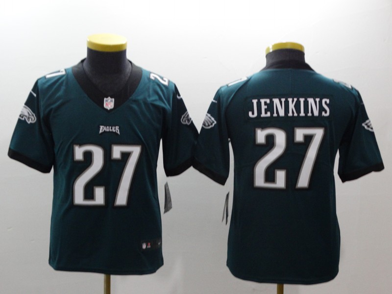 Youth Philadelphia Eagles #27 Jenkins green Nike NFL jerseys->los angeles chargers->NFL Jersey